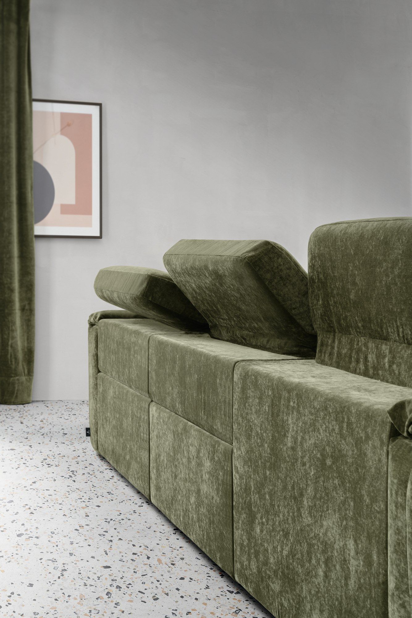 3-местный тканевый диван с полуостровом Felis Softliving ARCH-00046948 - Вид №9