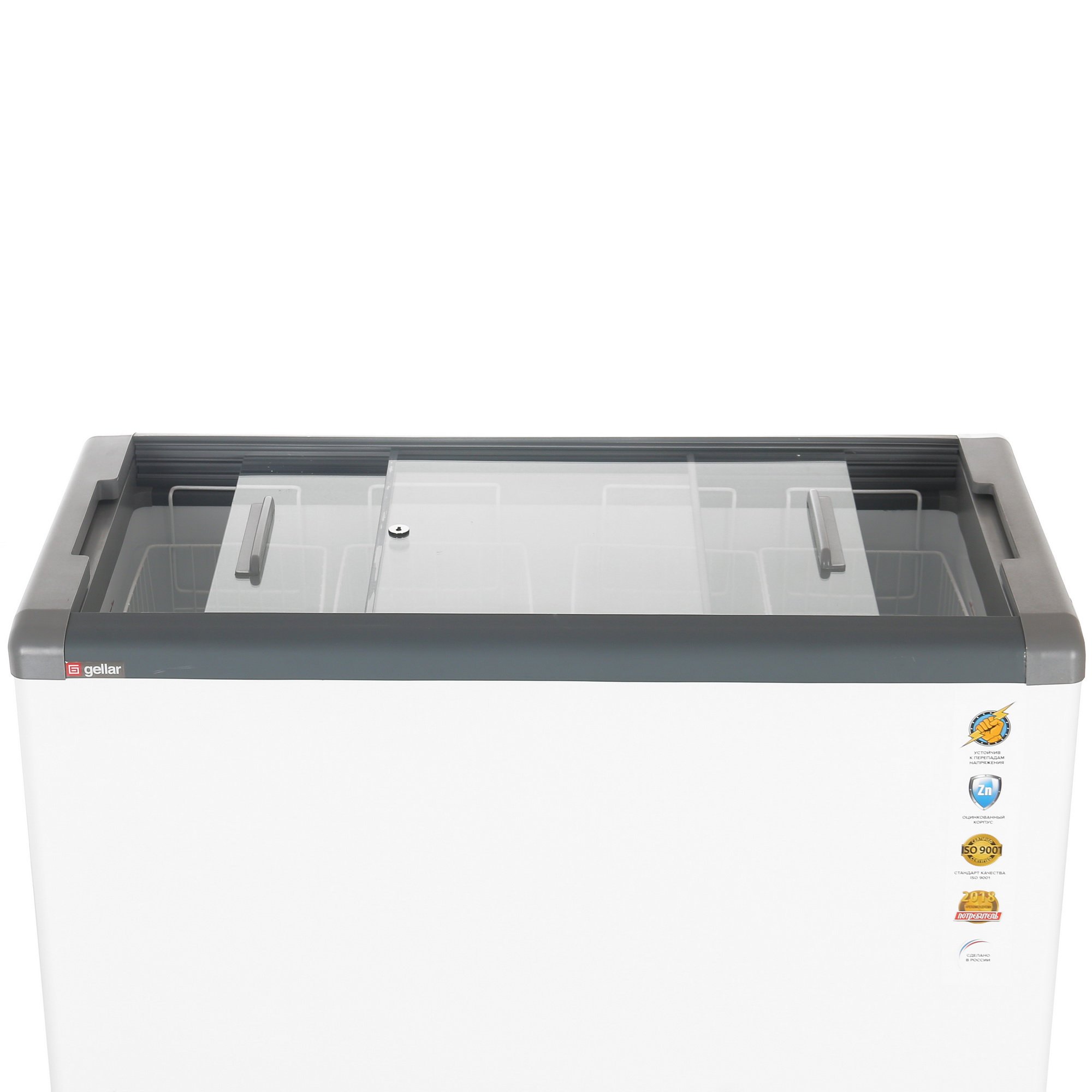 1109644 Морозильный ларь Frostor Gellar FG 400 С белый, серый STDN-0081657 - Вид №4