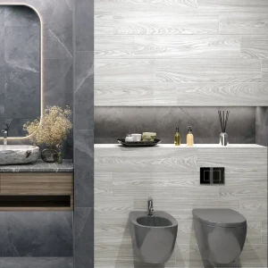 Керамогранит Alma Ceramica Andora 20x90 см 1.44 м² матовый цвет серый