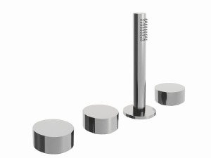 Набор для ванны с 4 отверстиями и ручным душем