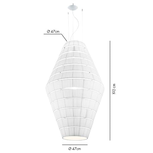 Ткань подвесной светильник AXOLIGHT ARCH-00132852 - Вид №8