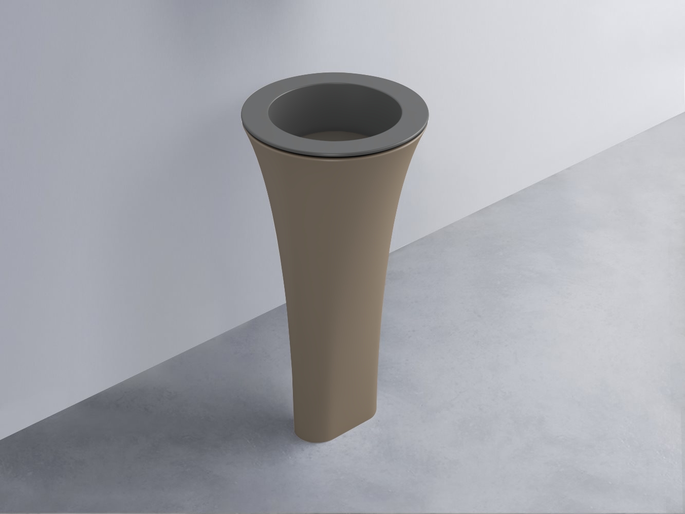 AMLA45-CM+AMPILT-FN+AMCOLT-AN Раковина Amedeo Tondo отдельностоящая cielo Enjoy + Amedeo Ceramica Cielo