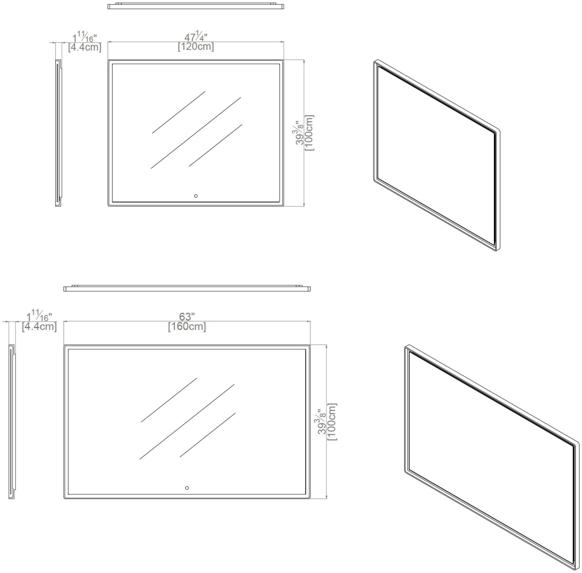 L'ANTIC COLONIAL Прямоугольное зеркало со встроенной настенной подсветкой Tono sun-id-1507074 - Вид №3