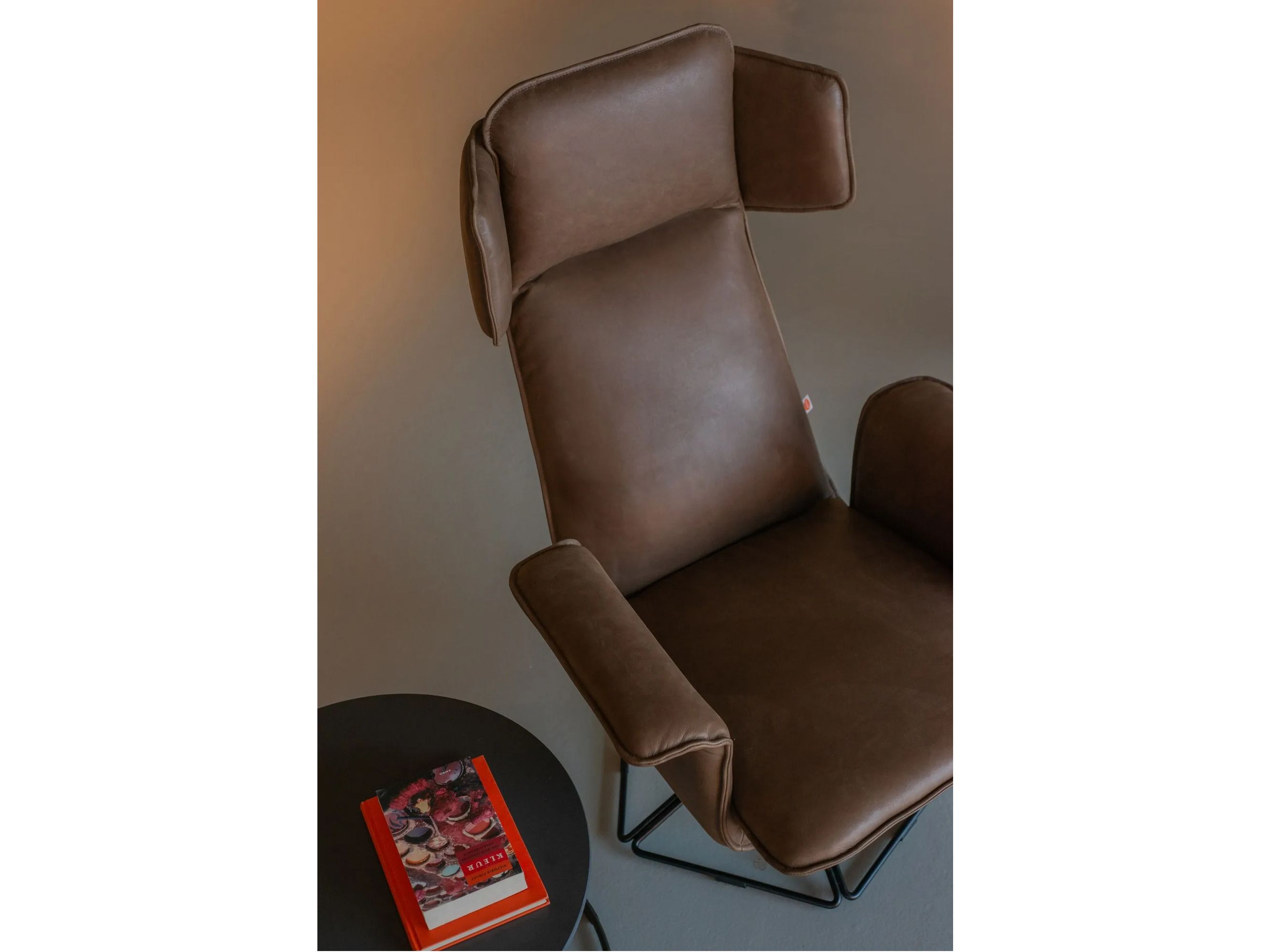 Кожаное кресло с подголовником Jess Оригами ARCH-00036177 - Вид №4