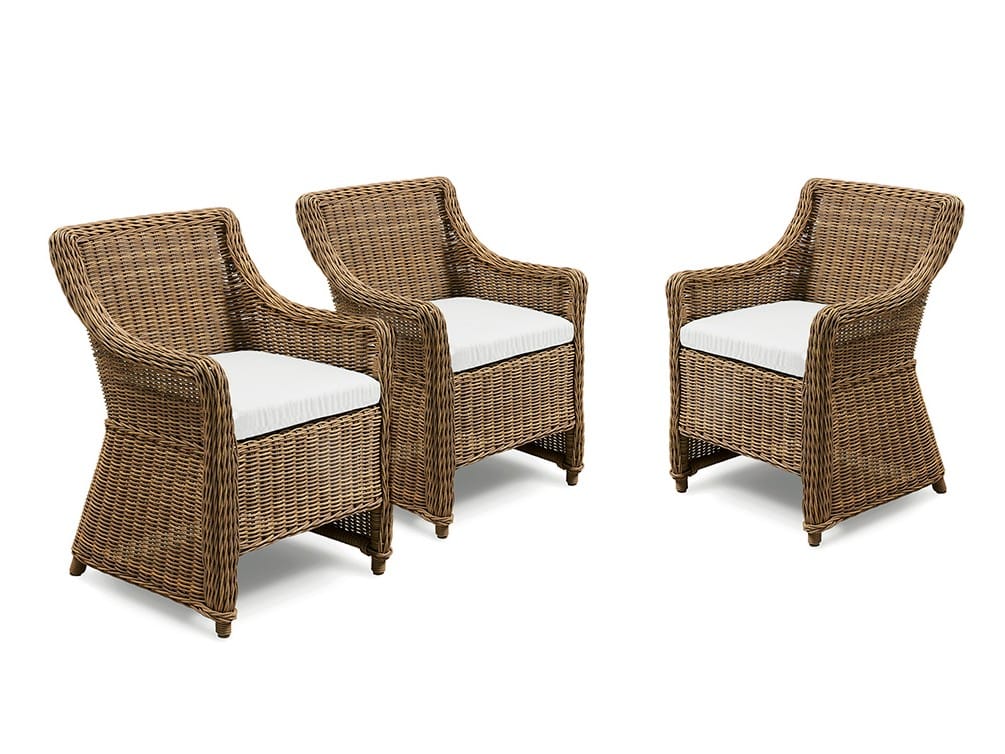 Синтетическое волокно сад стул с подлокотниками Braid Cloe ARCH-00069284 - Вид №1