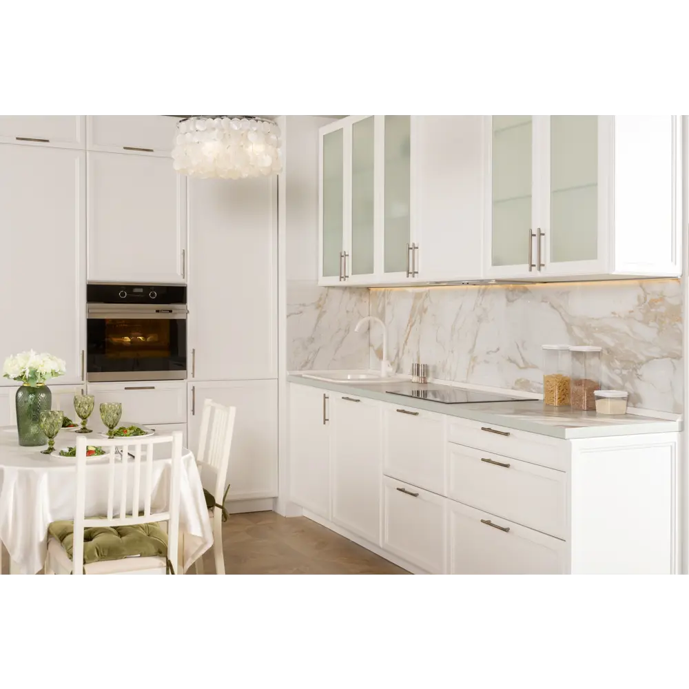 Столешница Мрамор урано 120x3.8x80 см ЛДСП цвет мультиколор Santreyd STLM-2116323 - Вид №4