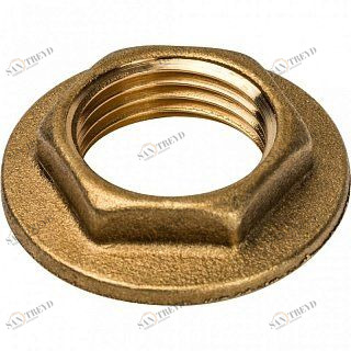Контргайка с упором 1/2" латунь STOUT SFT0023000012