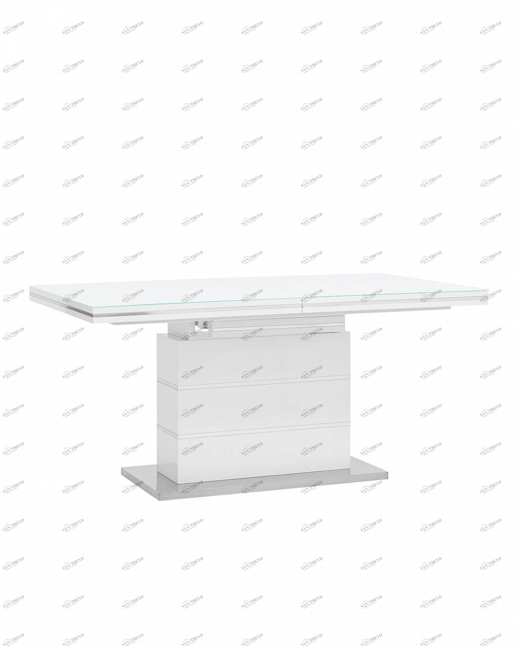 Стол обеденный раздвижной белый 160-215 см "Глазго" STOOL GROUP  00-3958844 Белый 