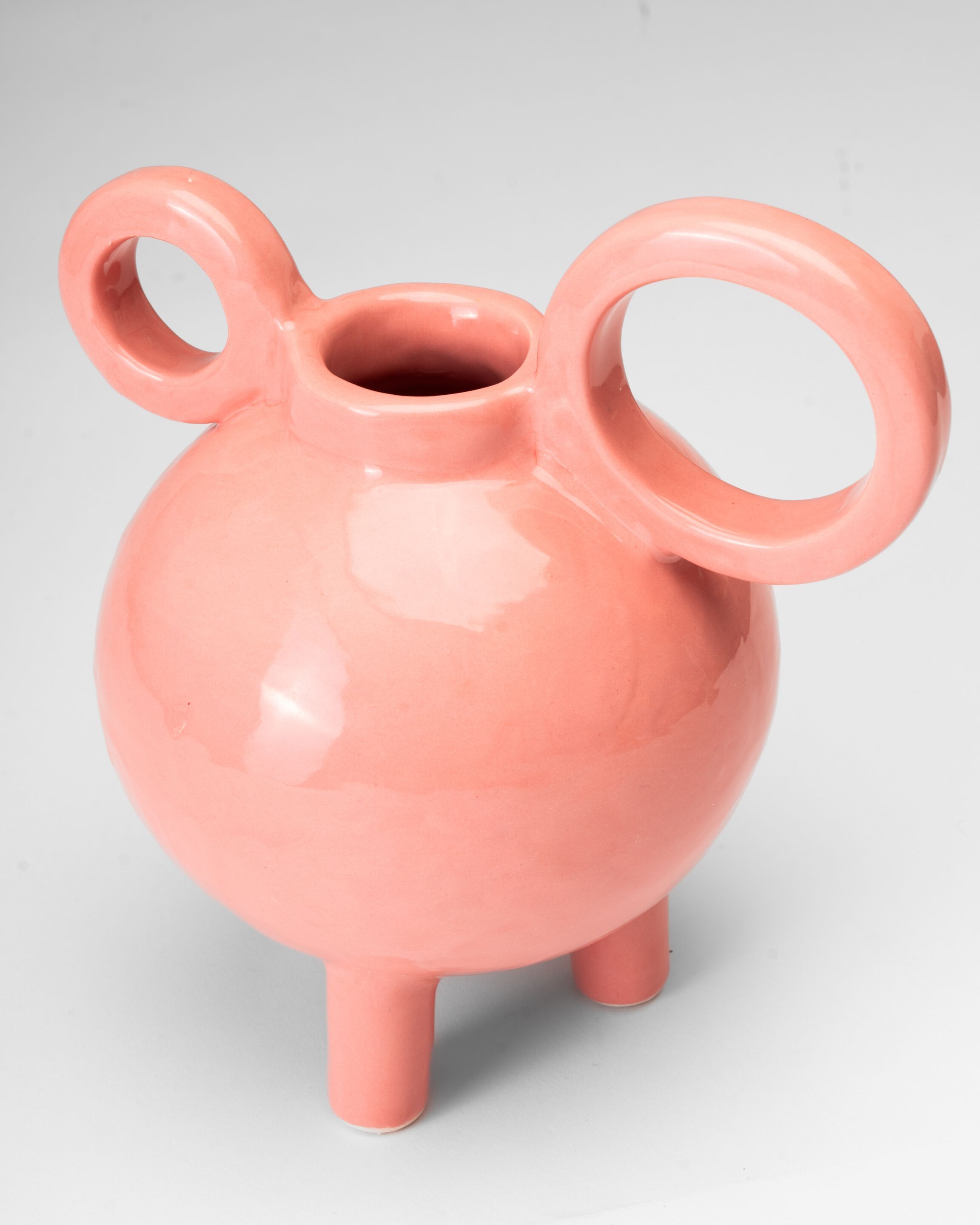 Керамическая ваза ручной работы Paolo Santangelo картезианская ARCH-00082393 - Вид №2