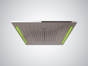 Регулируемая квадратная душевая головка из нержавеющей стали