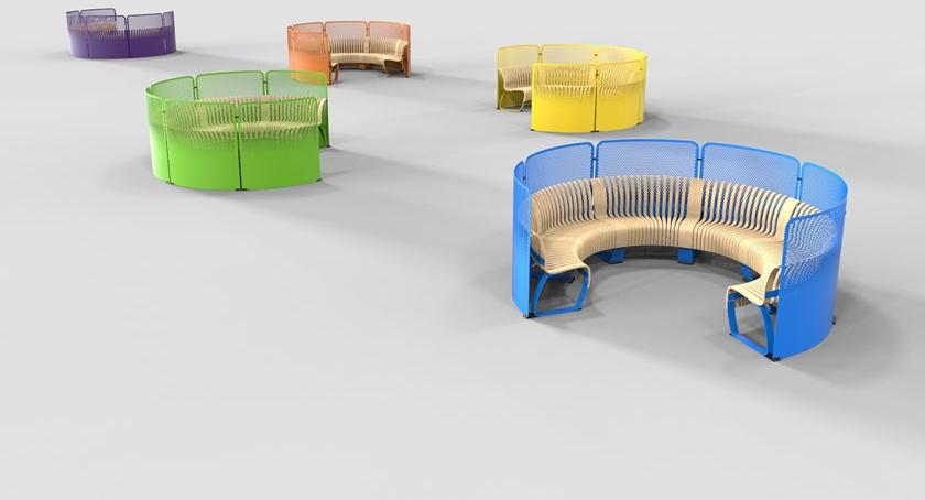 Green Furniture Concept Разделитель скамейки Radius sun-id-1487233 - Вид №3