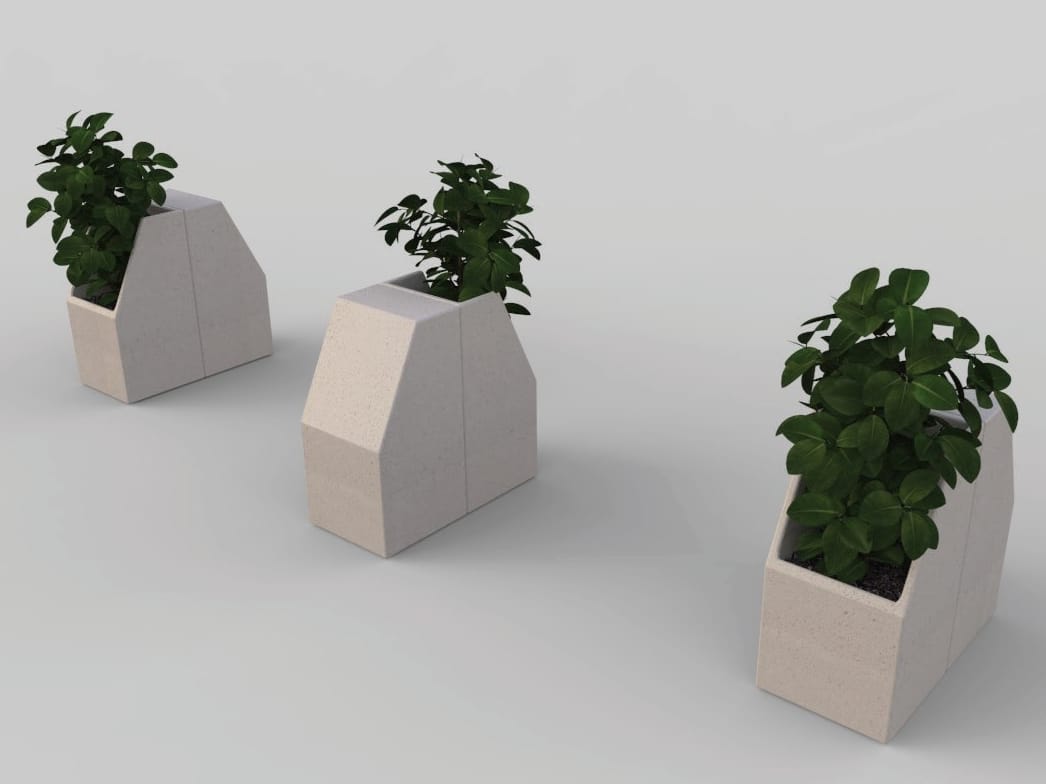 Реконструированный каменный плантатор Viscio Urban Design Modula ARCH-00039922 - Вид №1