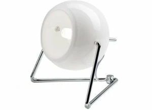 Fabbian Регулируемая настольная лампа из хромированного металла Beluga white