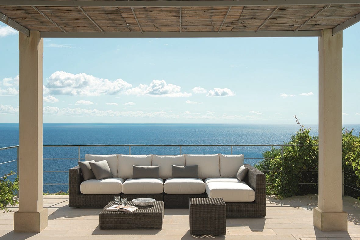 Оттоманка для сада в Ethimo EtWick® ARCH-00142721 - Вид №2