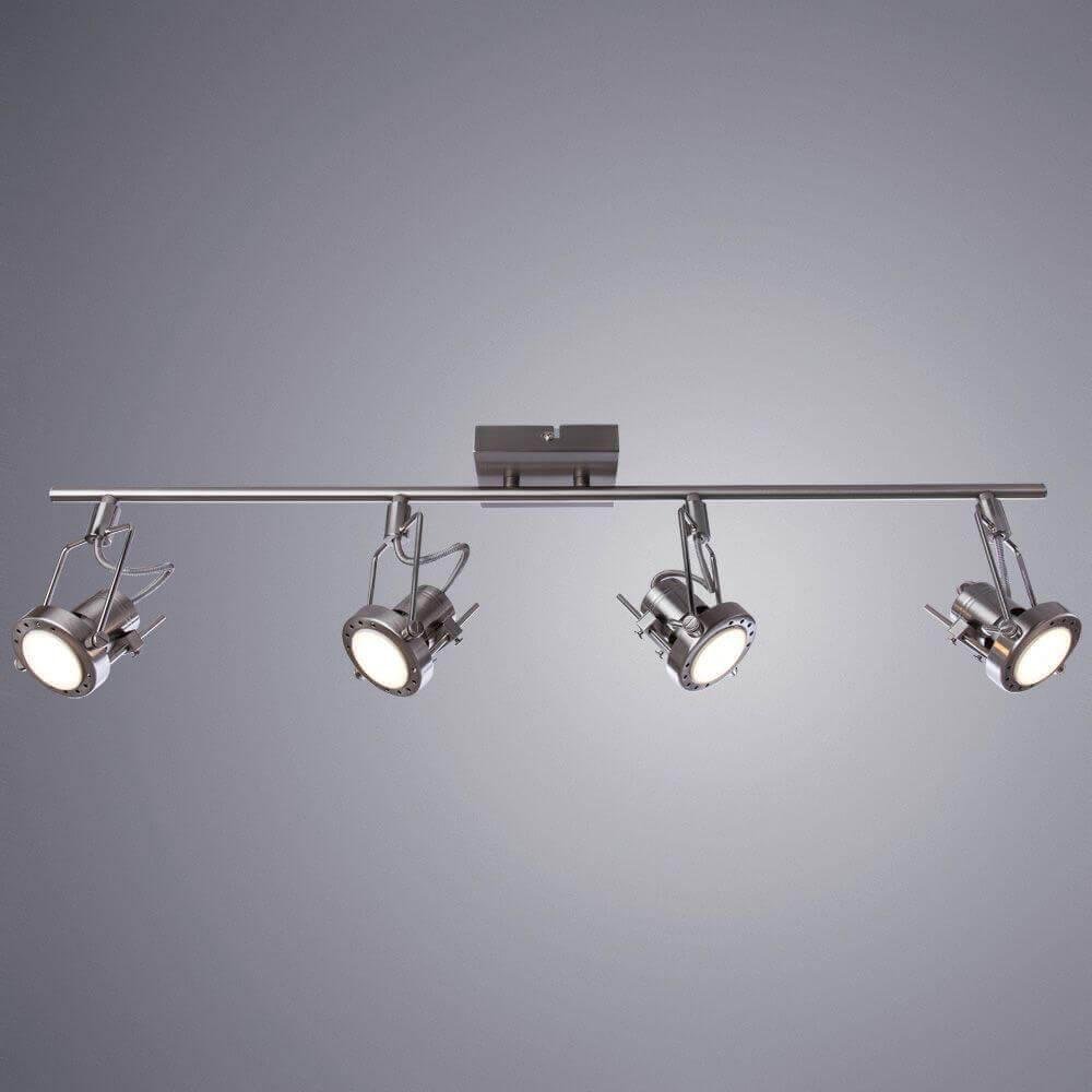 Спот потолочный серебристый Arte Lamp A4301PL A4301PL-4SS ARTE LAMP 4301 00-3924377 Серебро  - Вид №2