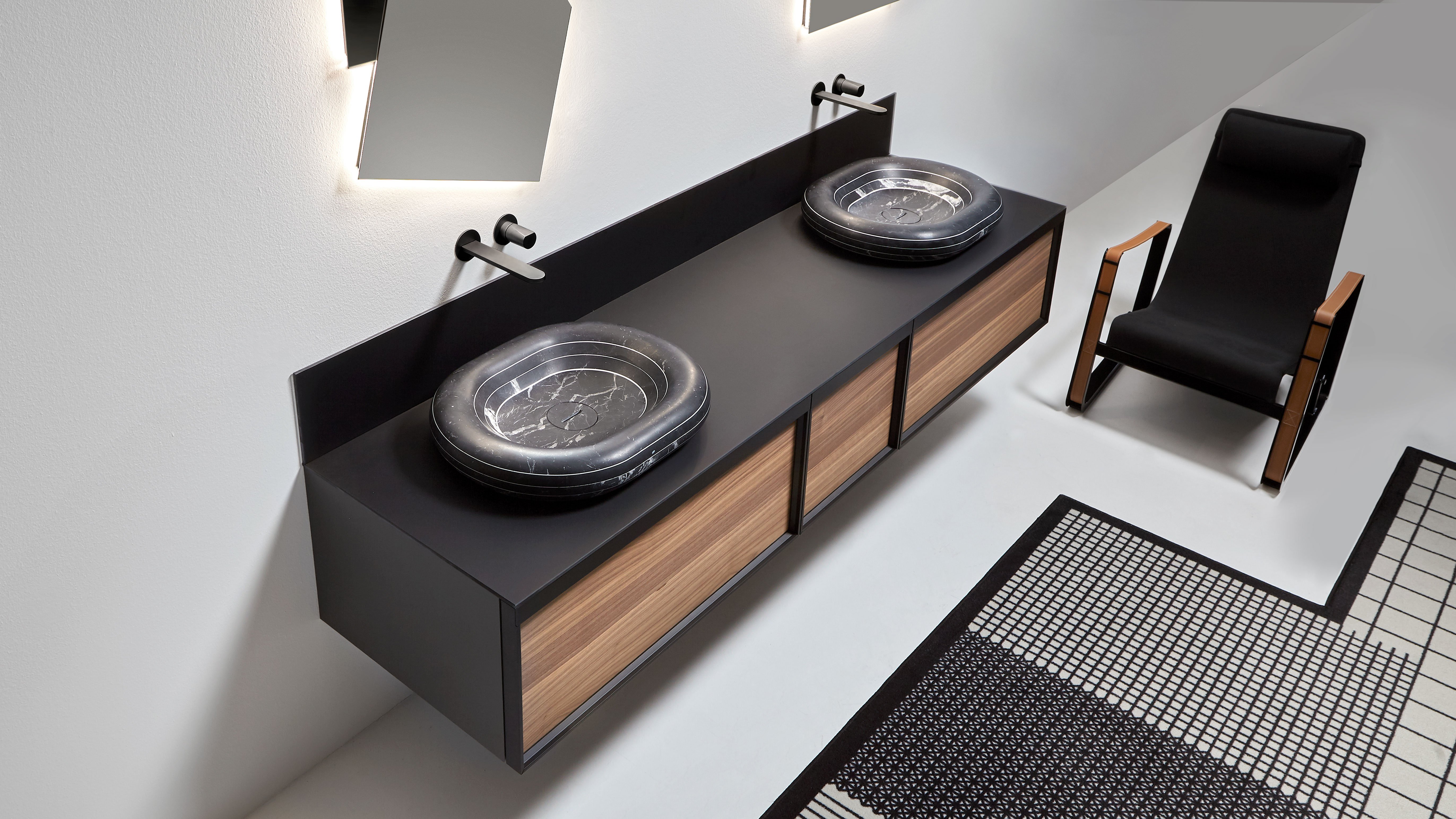 Rigati Накладная раковина на столешницу  прямоугольная Antoniolupi  - Вид №12