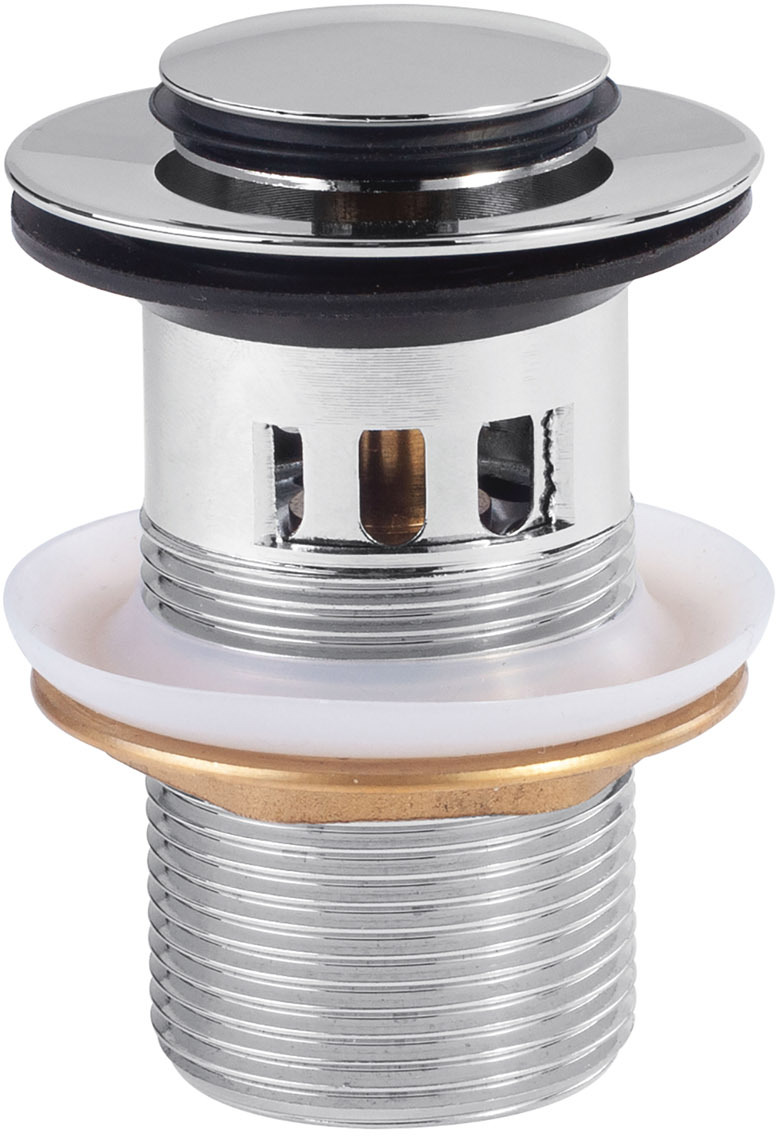 Сливной клапан Click-clack для умывальника с переливом-134215025 TRES