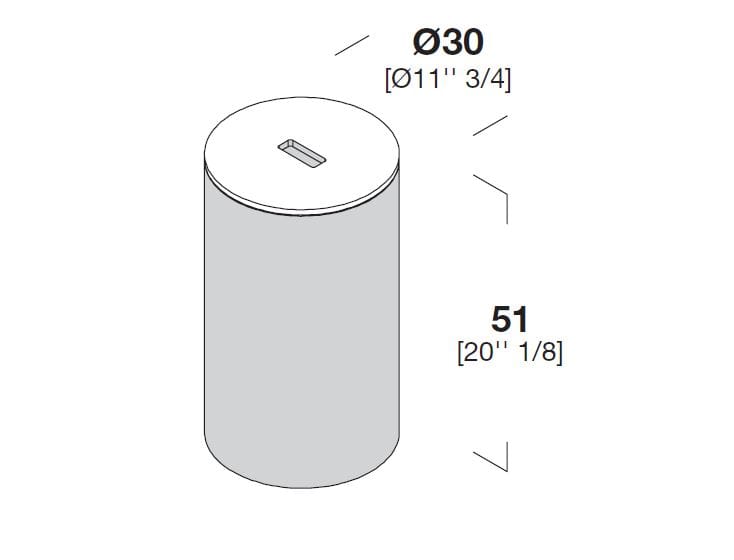 Корзина для белья Corian® Rexa уникальный ARCH-00039761 - Вид №2