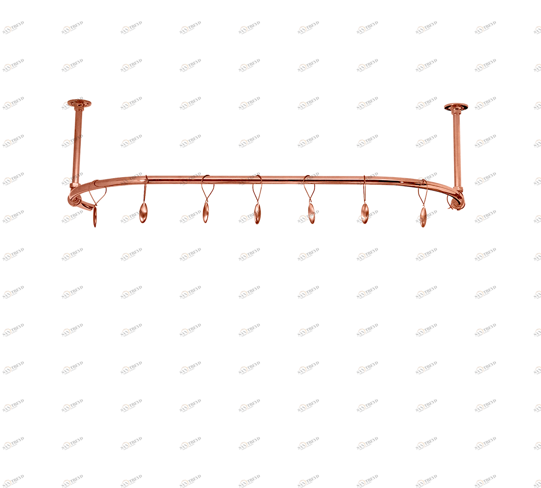 Gentry Home Карниз для штор для душа Shower curtain rail Медь GH102589 