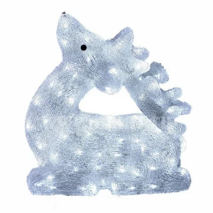 Световая Фигура "Оленёнок Белый" 3D ELKI СВЕТОВЫЕ ФИГУРЫ 017728 Белый