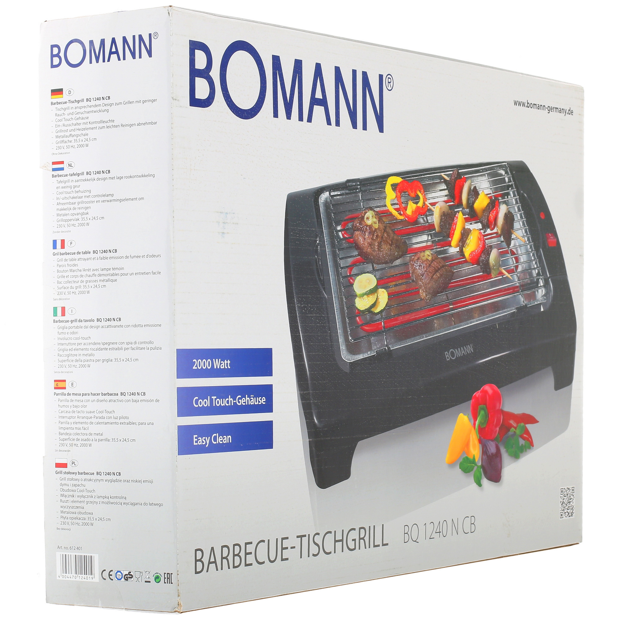 8117384 Гриль Bomann BQ 1240 N черный STDN-0008475 - Вид №8