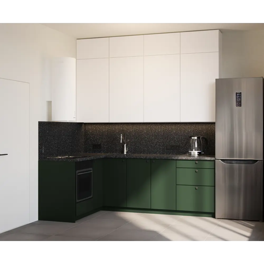 Фасад кухонного шкафа София Тайга 32.9x76.5 см KONSENSA ЛДСП цвет зеленый STLM-2110437 - Вид №2