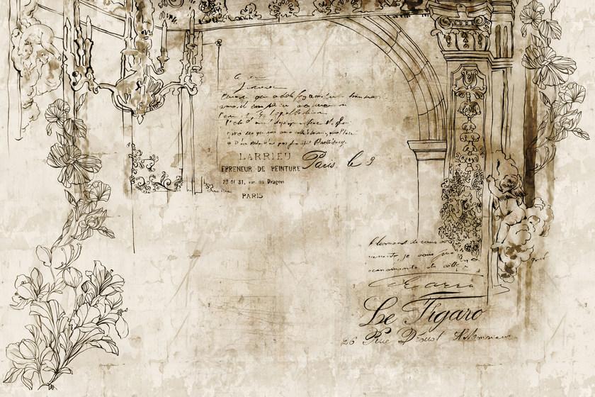 GLAMORA Моющиеся виниловые обои с тиснением Words sun-id-1413548 - Вид №1