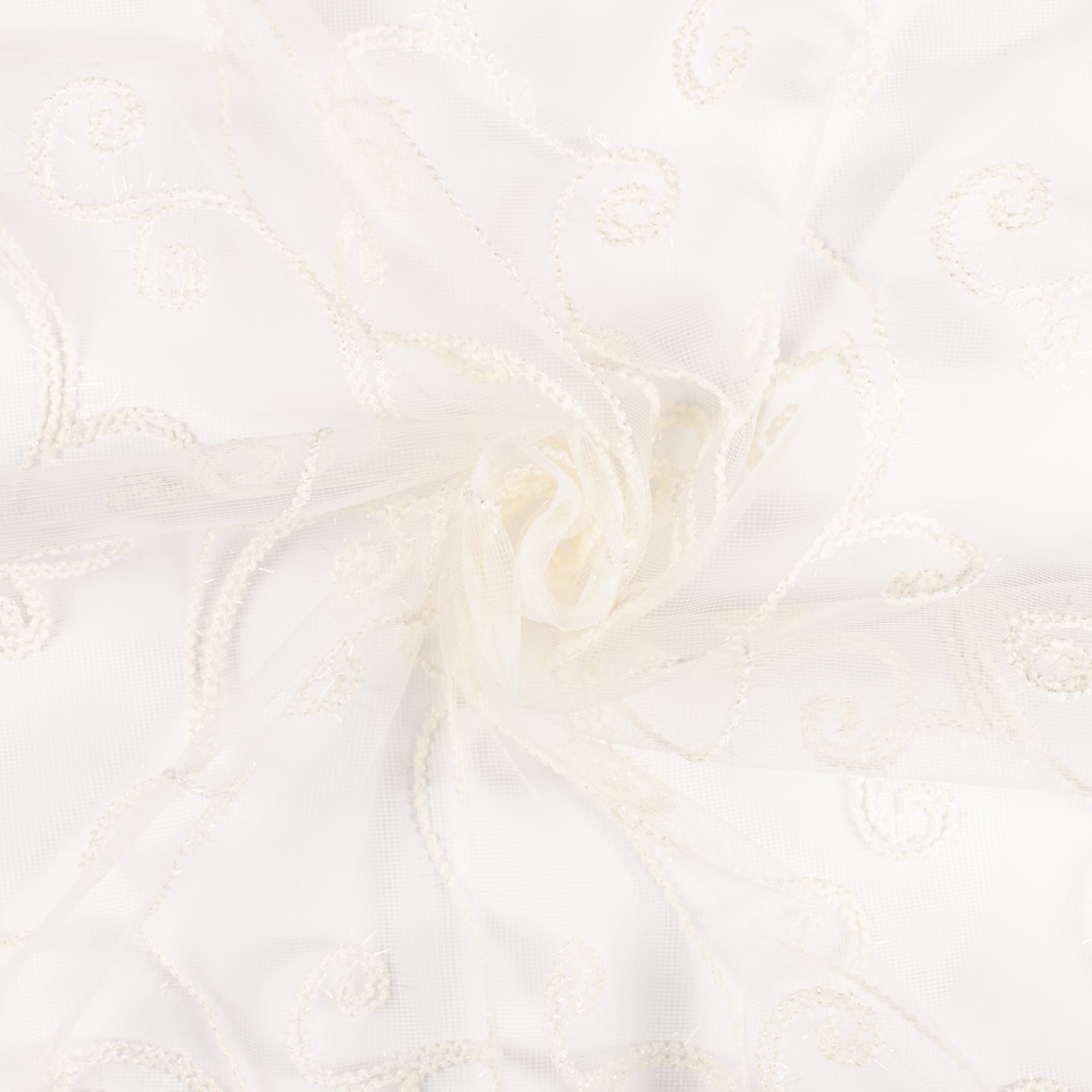 88741046 Тюль 1 м/п Десерт сетка 280 см цвет кремовый Santreyd  - Вид №6
