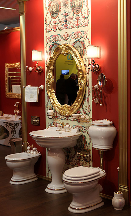 ML.MLD-25.773.d2 Подвесная раковина настенная круглая Migliore  золотая  - Вид №6