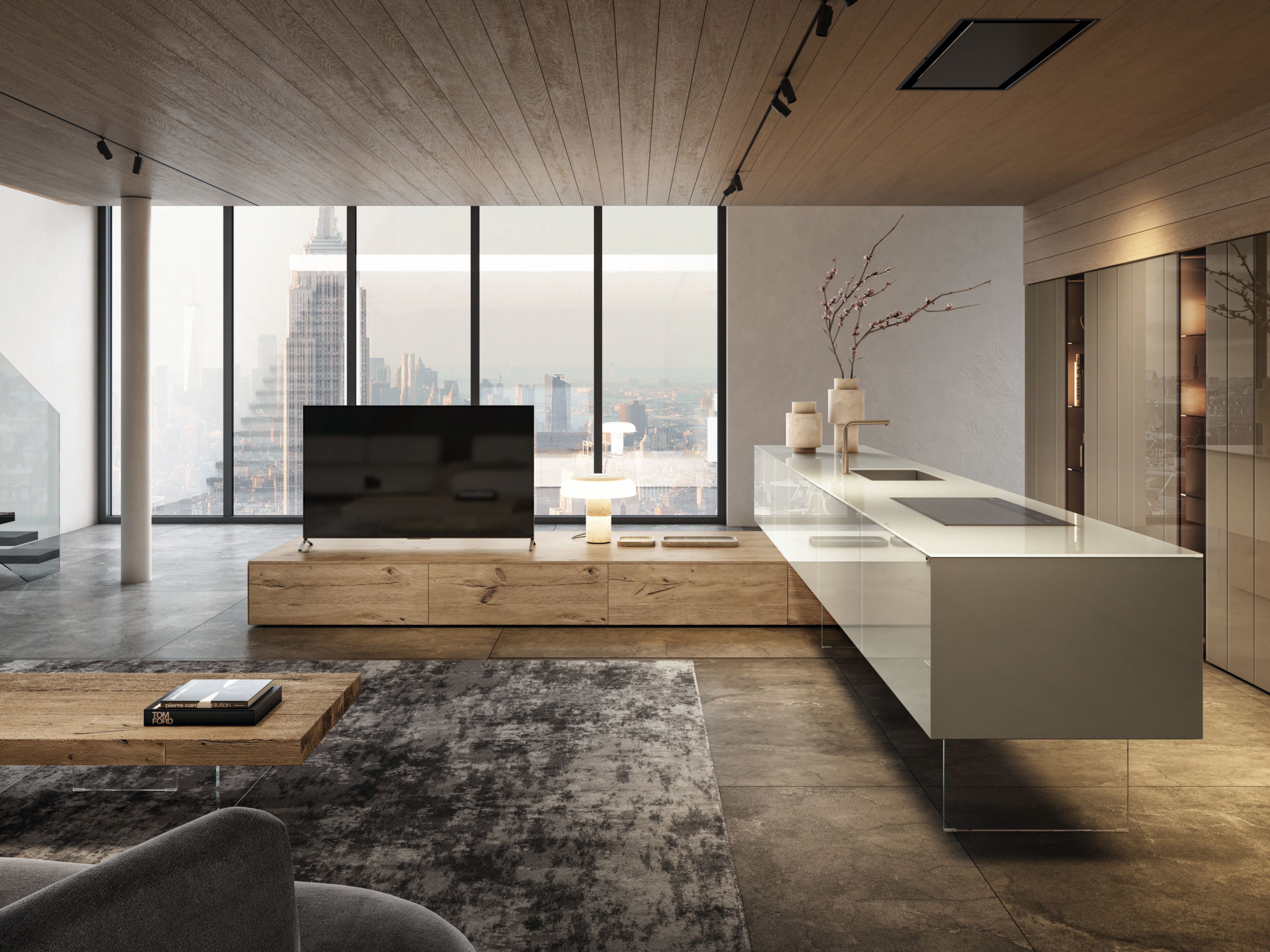 Кухня с островом Lago 36e8 CUT KITCHEN 2823 ARCH-00072733