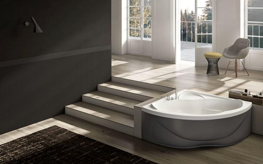 Albatros 2-х местная угловая ванна с сиденьем Ethos 01et25bs - Вид №1