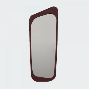 Зеркало настенное большое бордовое Woodi WOODI ДИЗАЙНЕРСКИЕ 00-3966325 Бордовый