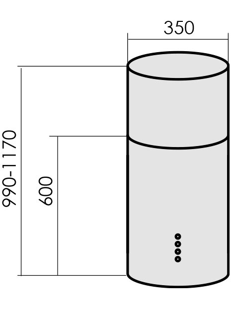 8160924 Вытяжка островная MBS AMARANTH 135 ISLAND белый STDN-0150569 - Вид №8