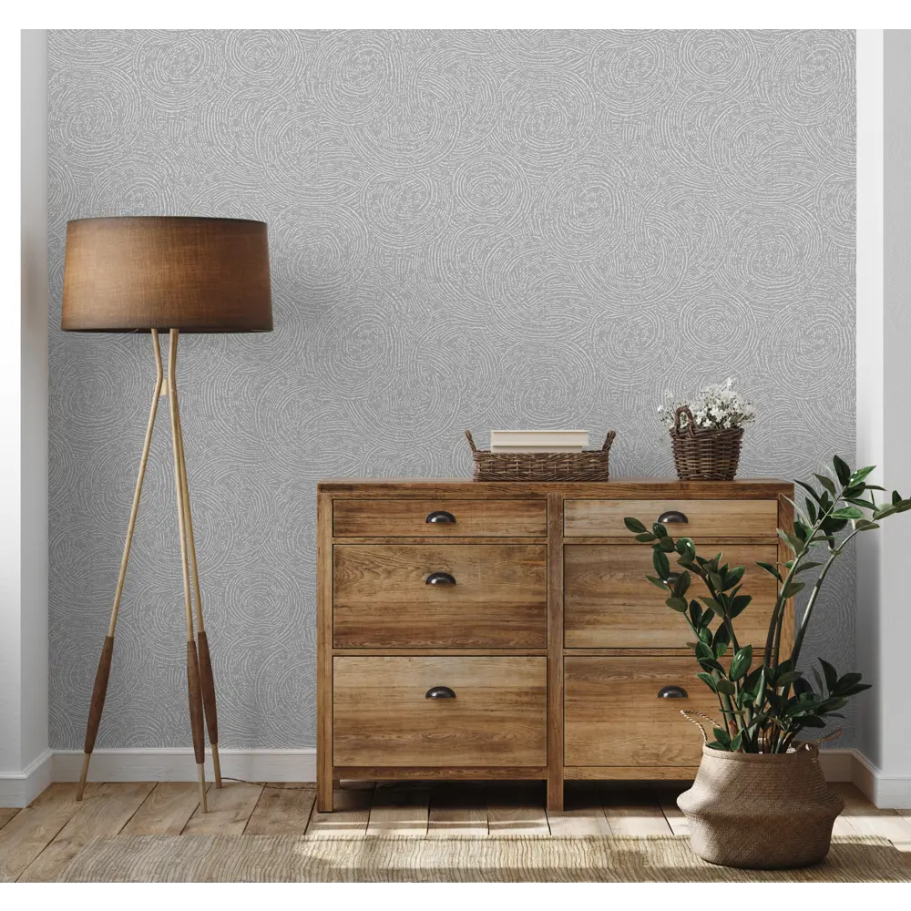 Обои флизелиновые Ateliero Galaktika серые 1.06 м At1017-06ОАВ STLM-2055098 - Вид №2