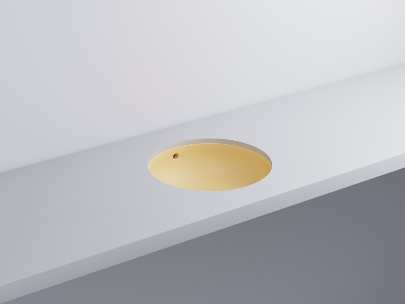 EJLASPT-CN Раковина Enjoy круглая встроенная под столешницу cielo Enjoy + Amedeo Ceramica Cielo