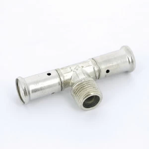 Тройник НР пресс HENCO 16x1/2"x16