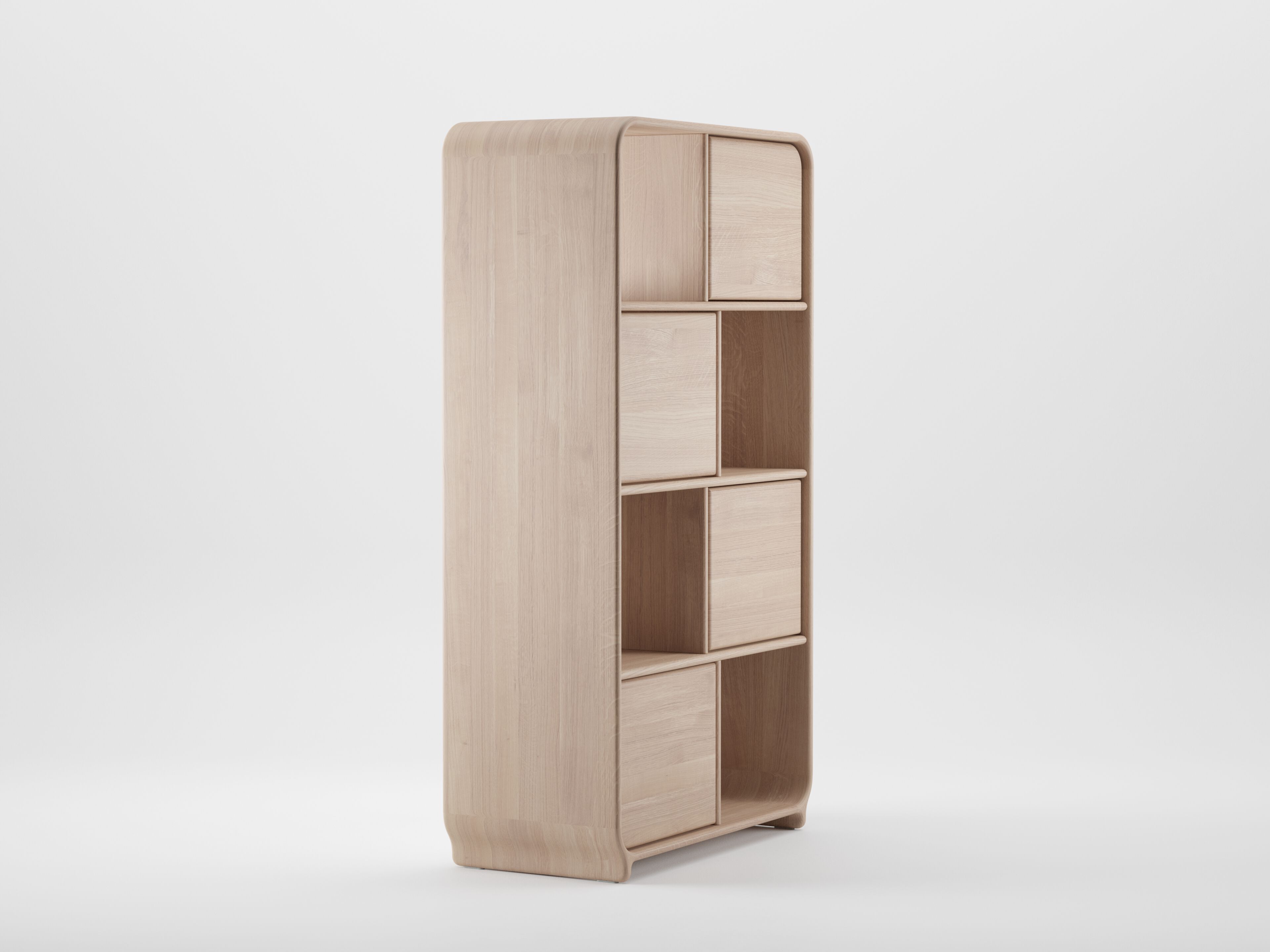 Книжный шкаф из массива дерева Artisan Eny ARCH-00068260 - Вид №2