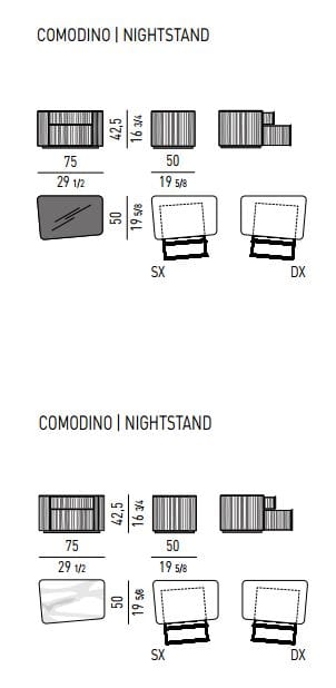 Тумбочка Minotti ARCH-00049799 - Вид №4