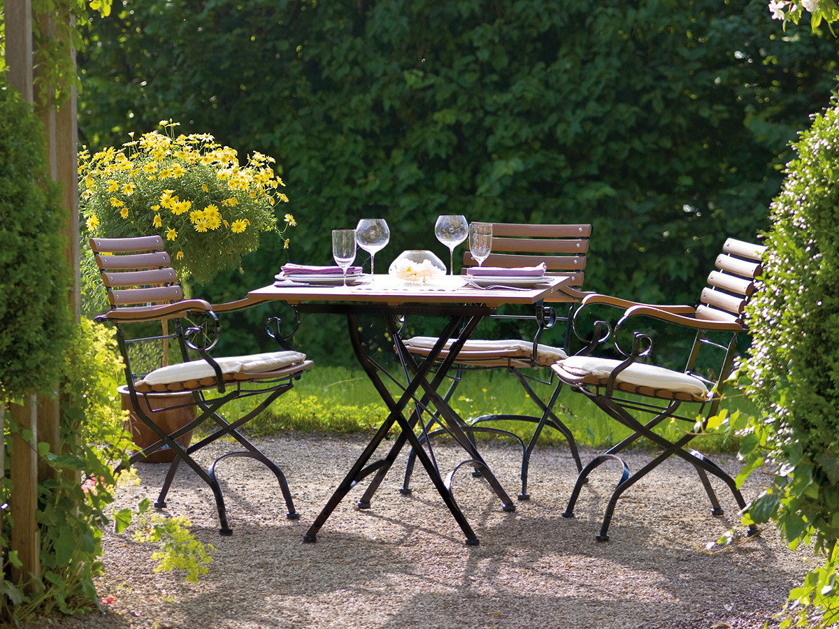 74.00.0014 Стол Brazil Burma - решетчатая столешница 85 x 85 Mbm  - Вид №1