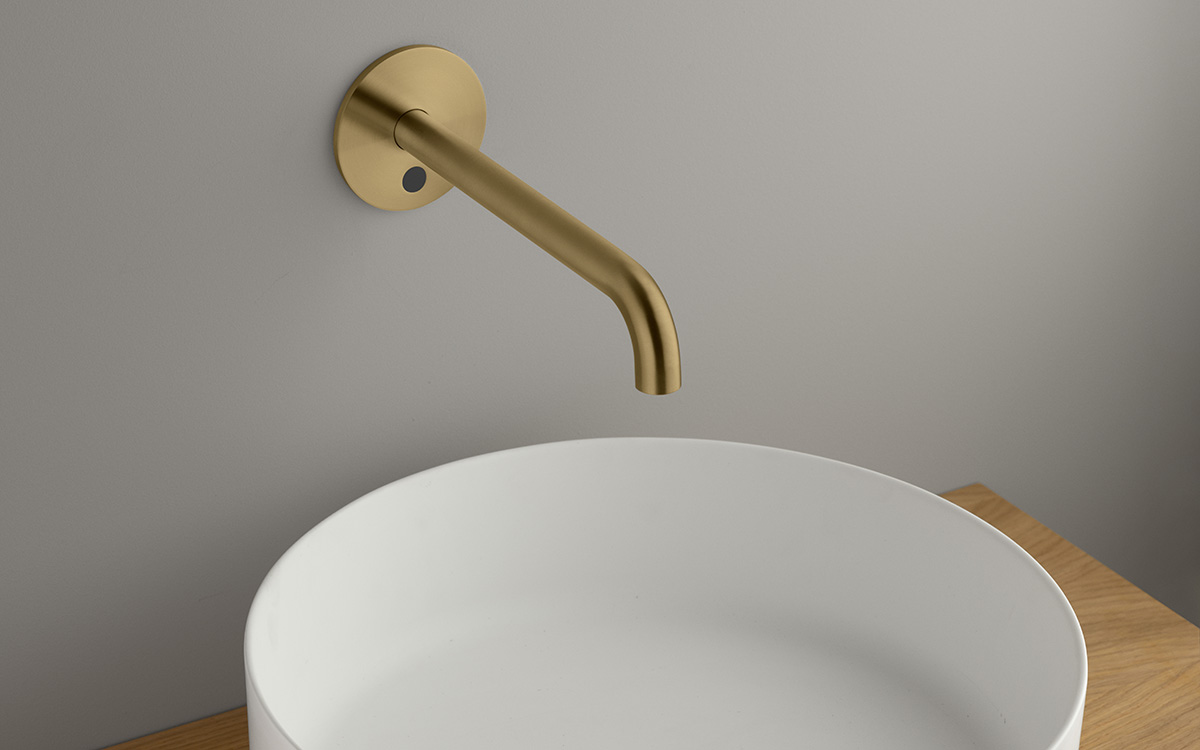 QST3190MP3 Встраиваемый сенсорный кран 190 мм - латуньd line Qtoo  - Вид №1