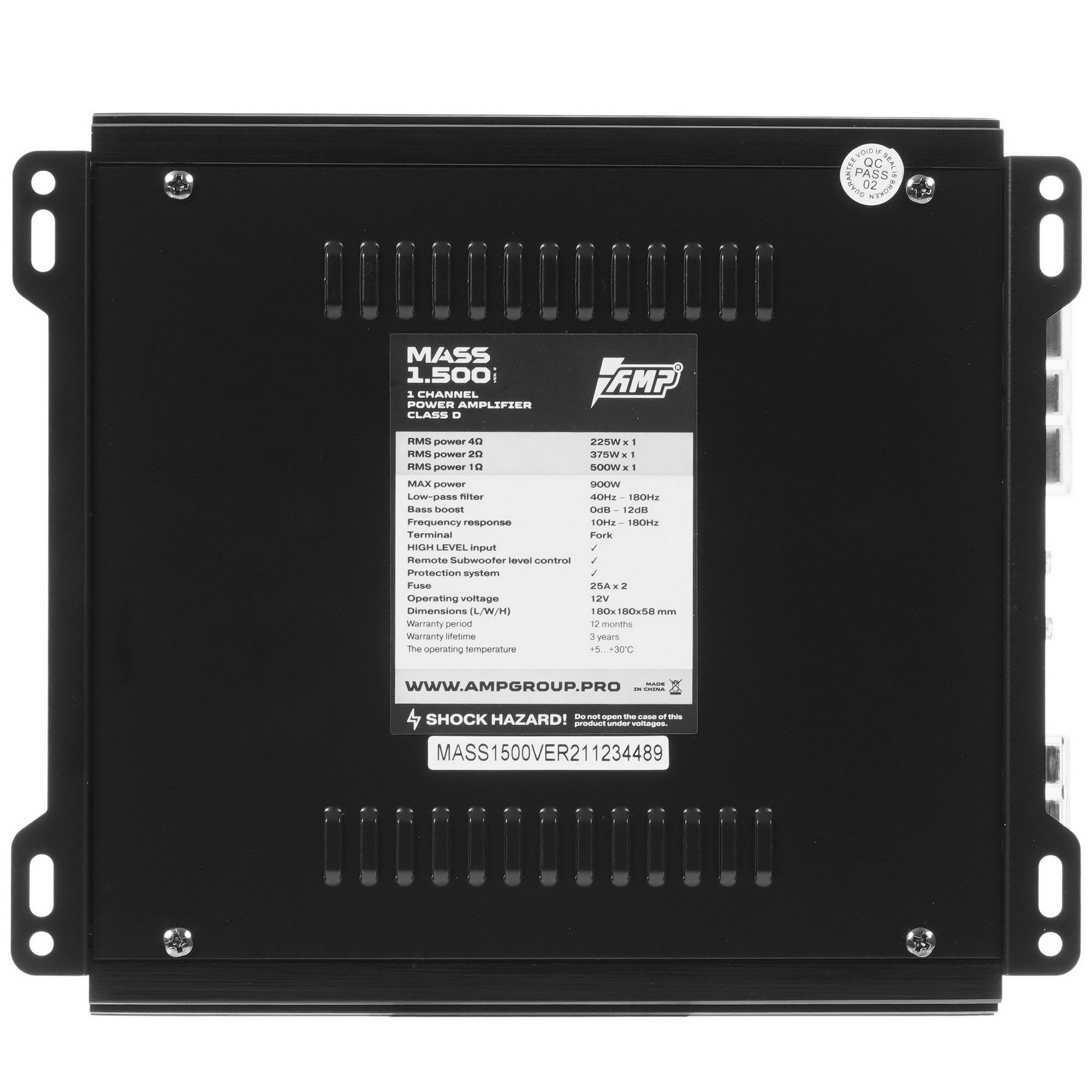 5450976 Усилитель AMP MASS 1.500 Ver.2 STDN-0105627 - Вид №3