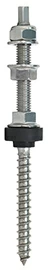 Винт NW 31 12 400 NW31 Tecfi Ø12  M12 x 400