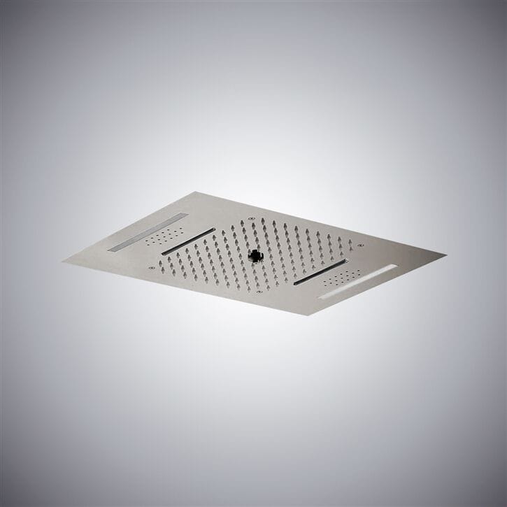 Светодиодная потолочная душевая головка из нержавеющей стали Fontana Showers Luxe Fontaine ARCH-00004624 - Вид №15