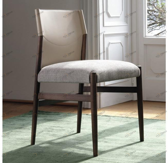 Porada Стул из массива дерева и кожаная спинка Nineteen sun-id-1419458