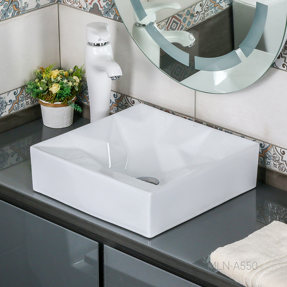 Накладная раковина melana mln-a550 A550-805 - Вид №2