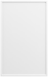 Фасады для кухни Модерн Фрезеровка «Алабама» Белый глянец №2111