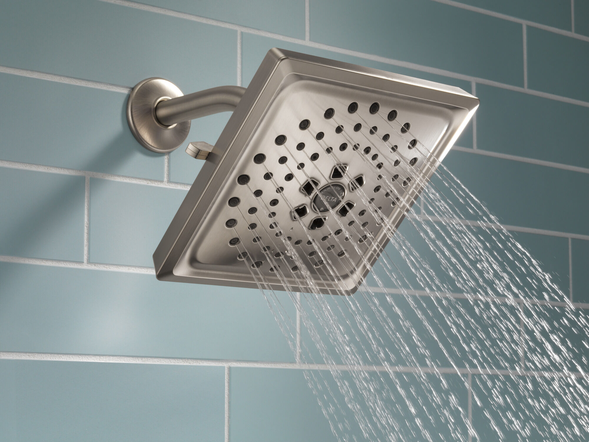 75355CSN H2Okinetic® 3-х позиционная душевая лейка Raincan Delta Faucet DELTA Матовый никель Spotshield - Вид №3