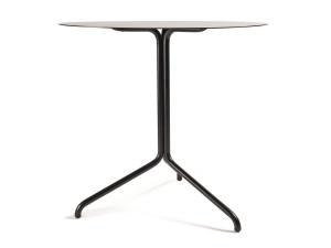 Круглый металлический садовый стол