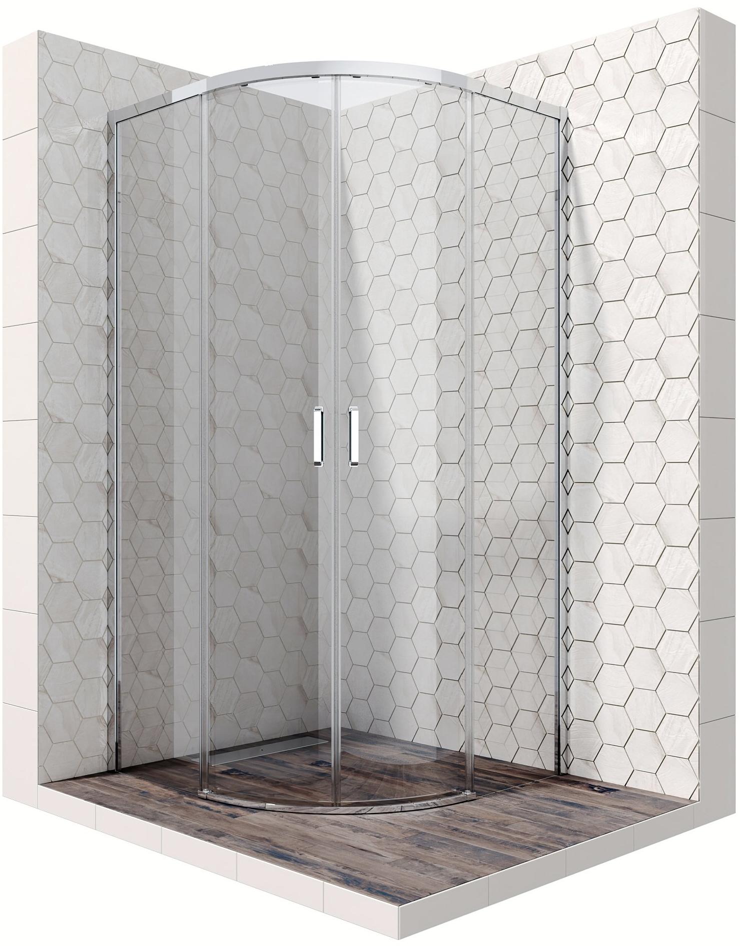 Душевое ограждение Ambassador Queen 11011101 (900x900x2000), 1 место