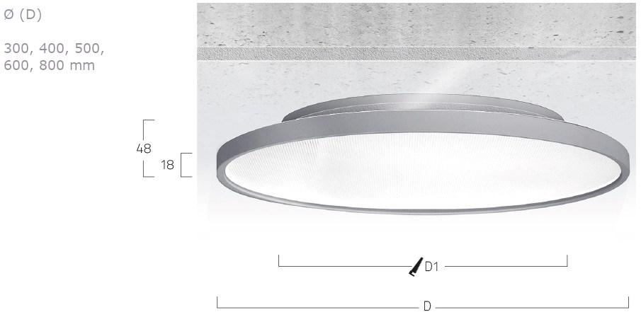 Lightnet Полувстраиваемый потолочный светильник led Basic sun-id-1438371 - Вид №1